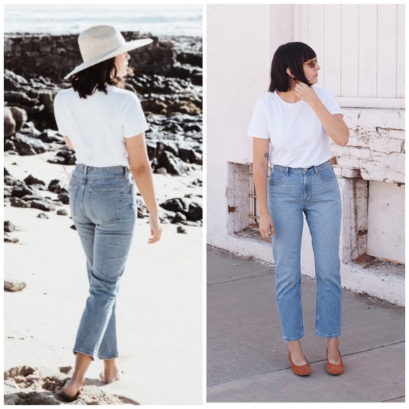 everlane cheeky straight ankle jean